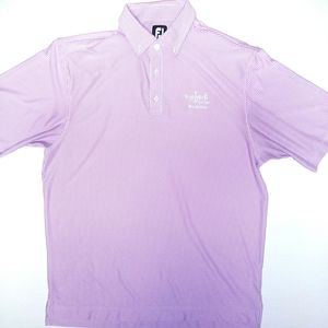 Footjoy FJ Men's XL Fuchsia Striped Polo